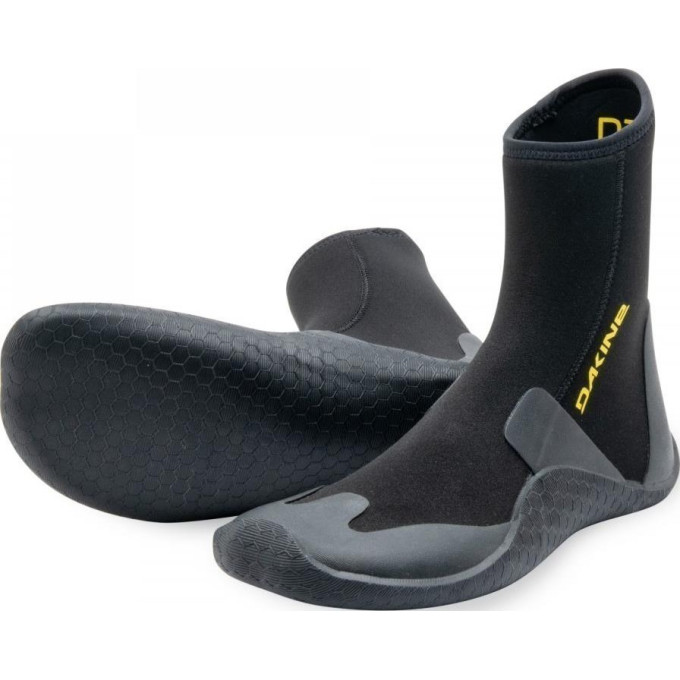 Гидротапки DAKINE UNISEX RT BOOT 5MM BLACK Размер 7 DK22U5RB (0604565452955)